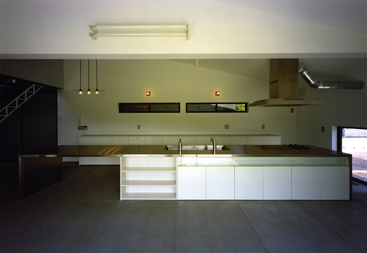 キッチン正面｜岡山県の注文住宅｜庄司洋建築設計事務所