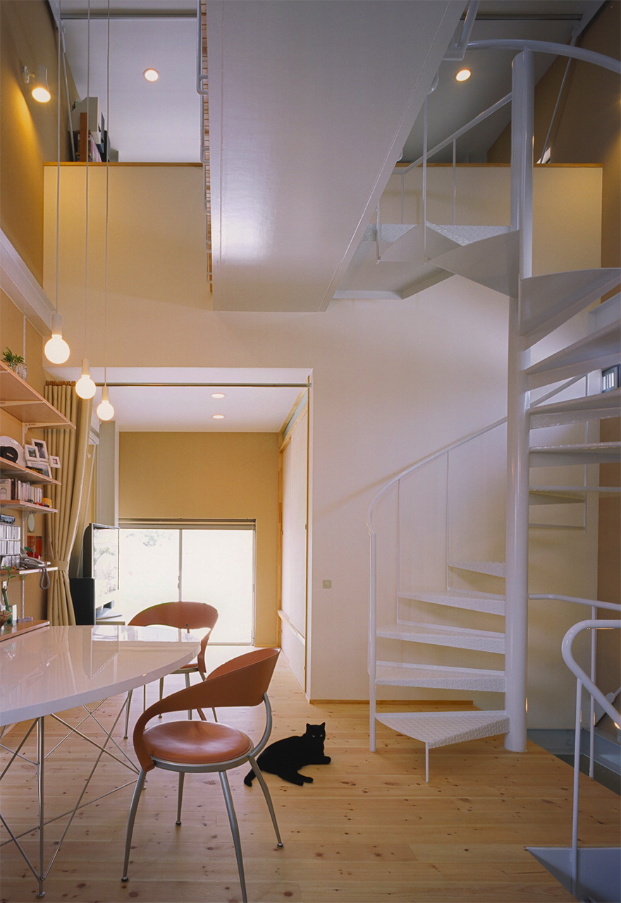 リビング｜神戸市の注文住宅・鉄骨３階建て｜庄司洋建築設計事務所