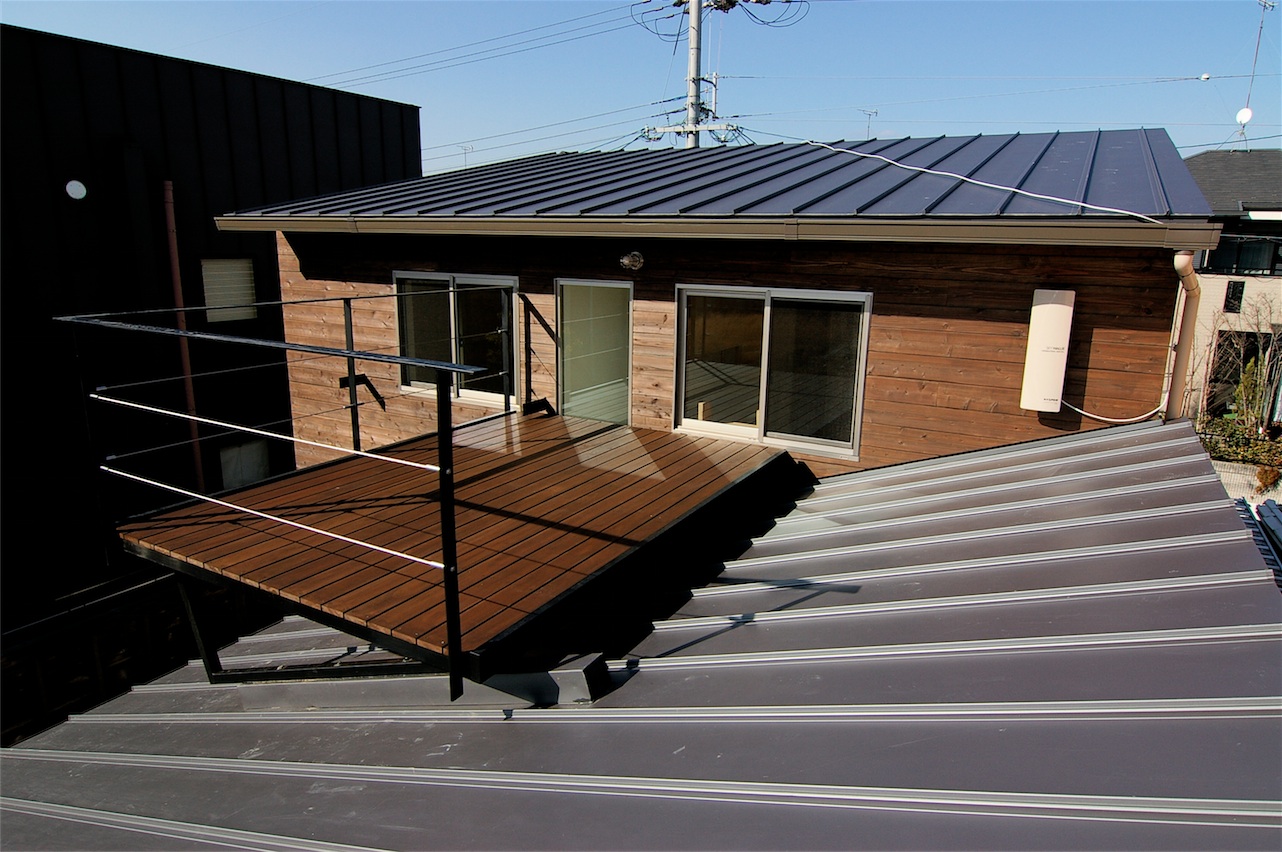屋根上のバルコニー｜滋賀県大津市の住宅｜庄司洋建築設計事務所