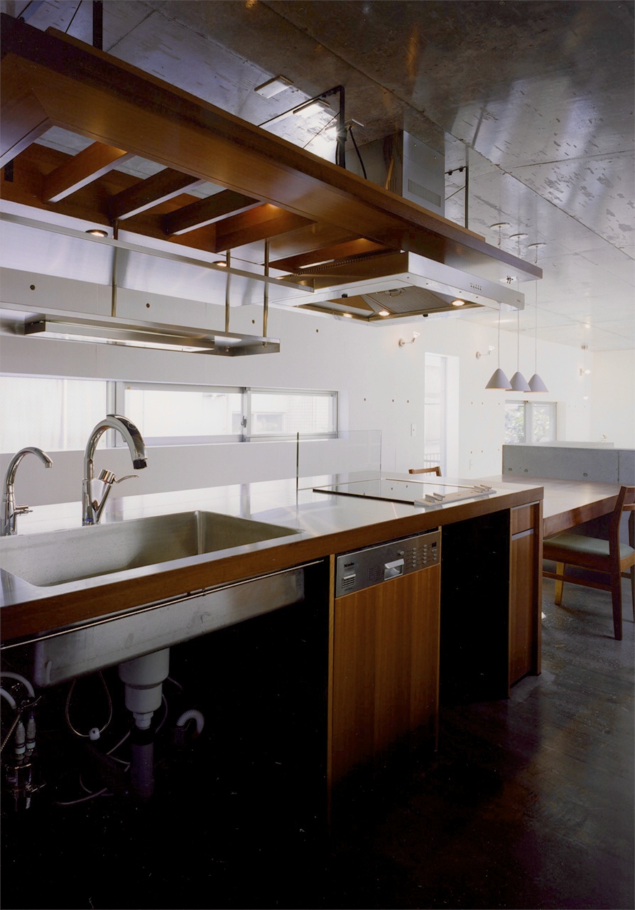 キッチン｜京都のすまい・鉄筋コンクリート造・ＲＣ造住宅｜庄司洋建築設計事務所