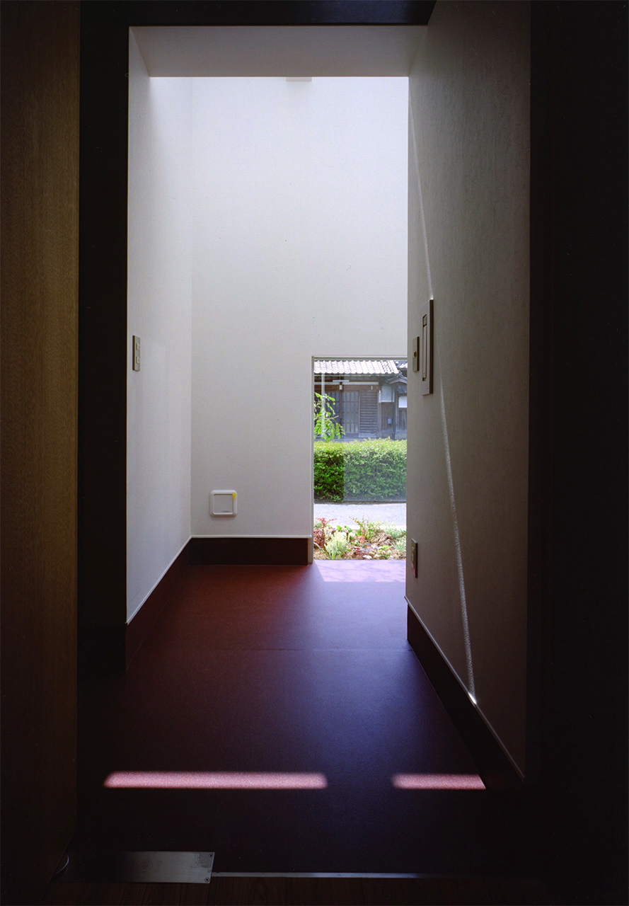 スタジオ入口|奈良の写真館・住宅|庄司洋建築設計事務所