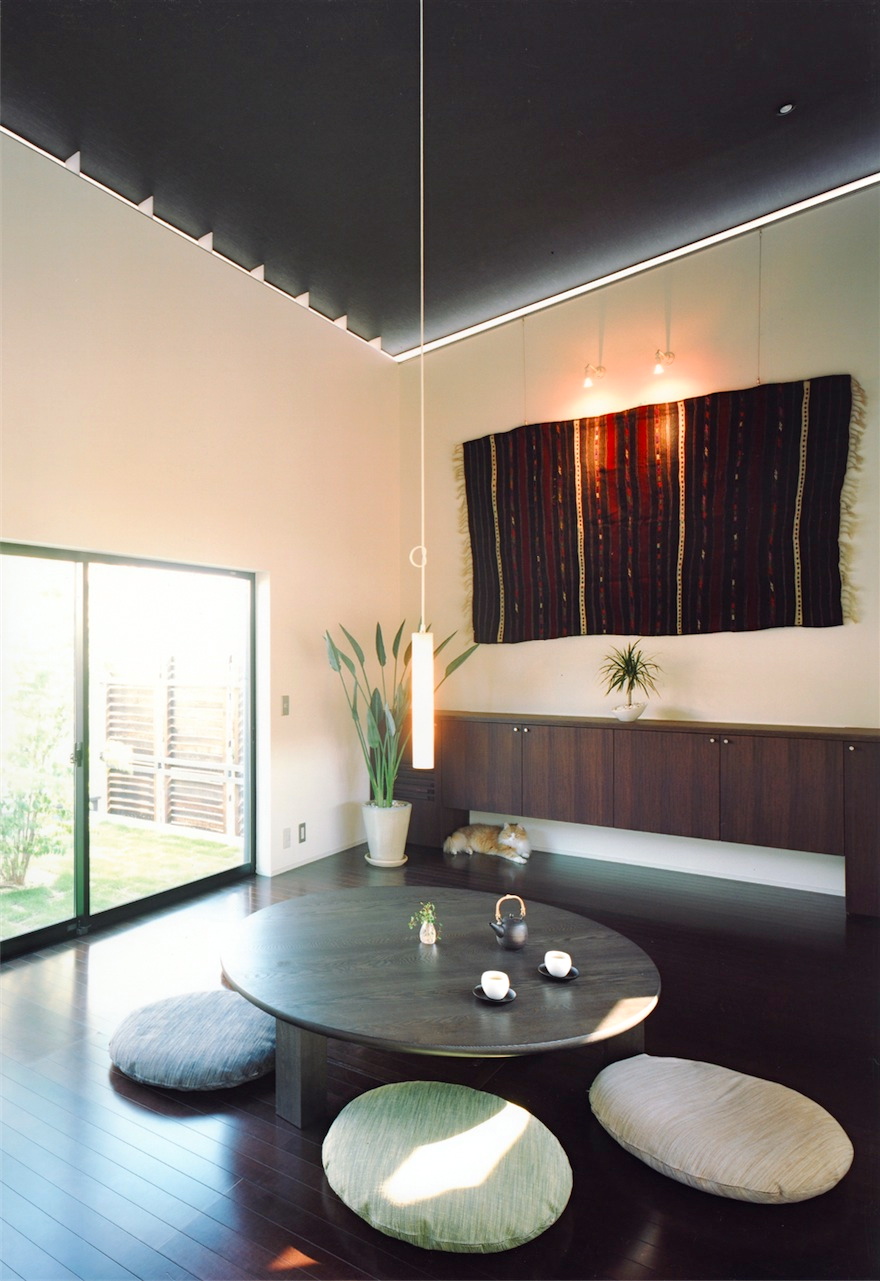 リビング｜奈良県の平屋の住まい｜庄司洋建築設計事務所