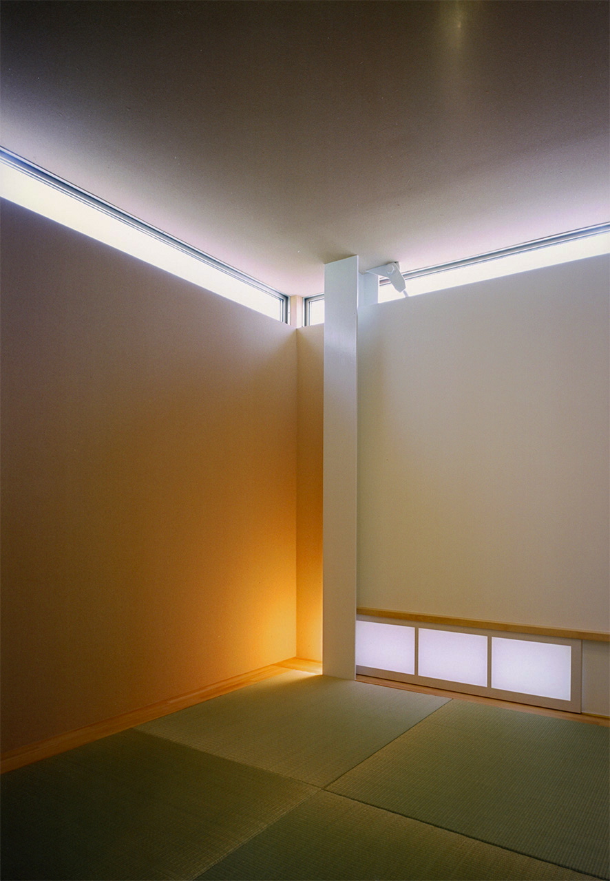 小さな和室｜神戸市の注文住宅・鉄骨３階建て｜庄司洋建築設計事務所