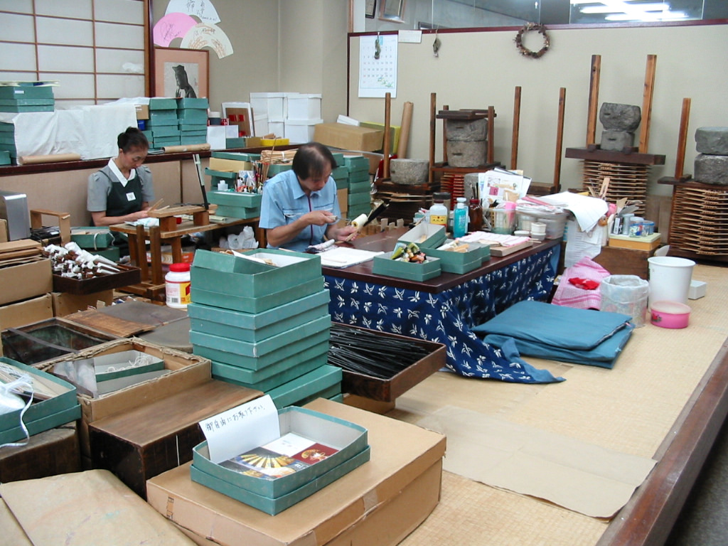 作業風景・工房の一部を公開されています