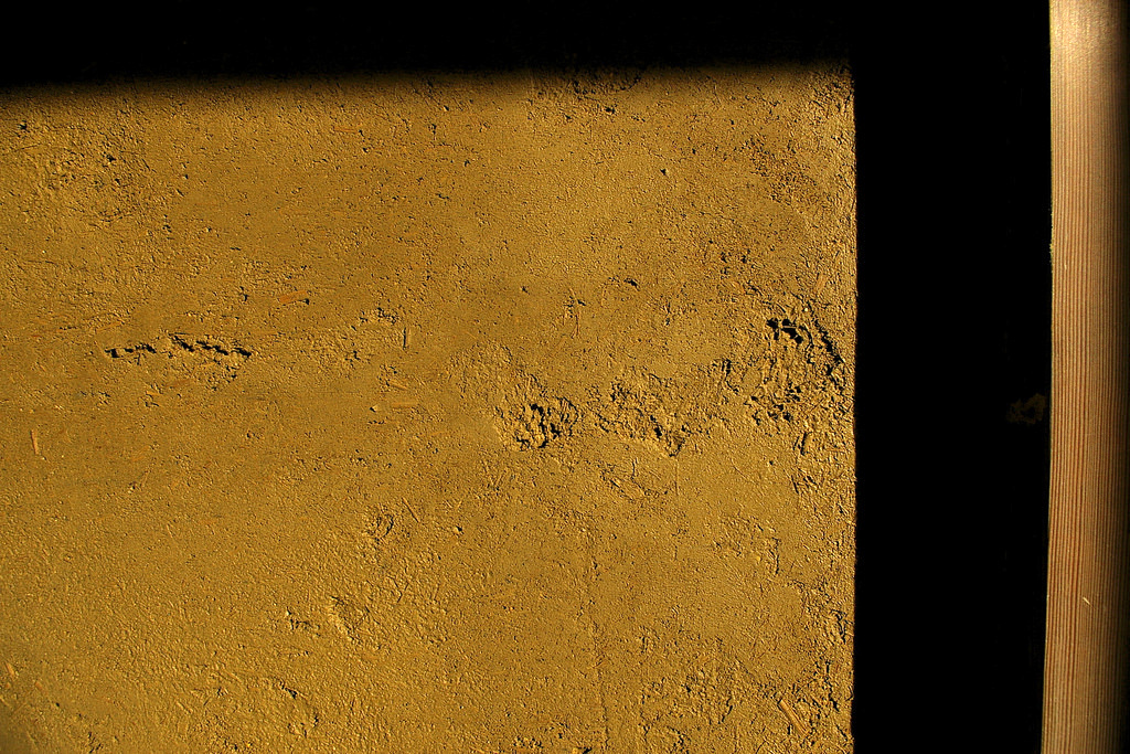 左官教室で塗った壁です