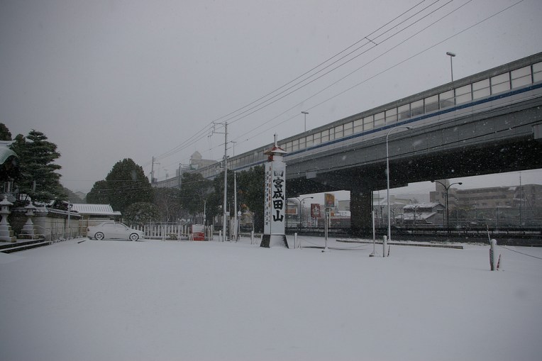 2005年12月、西宮の冬景色