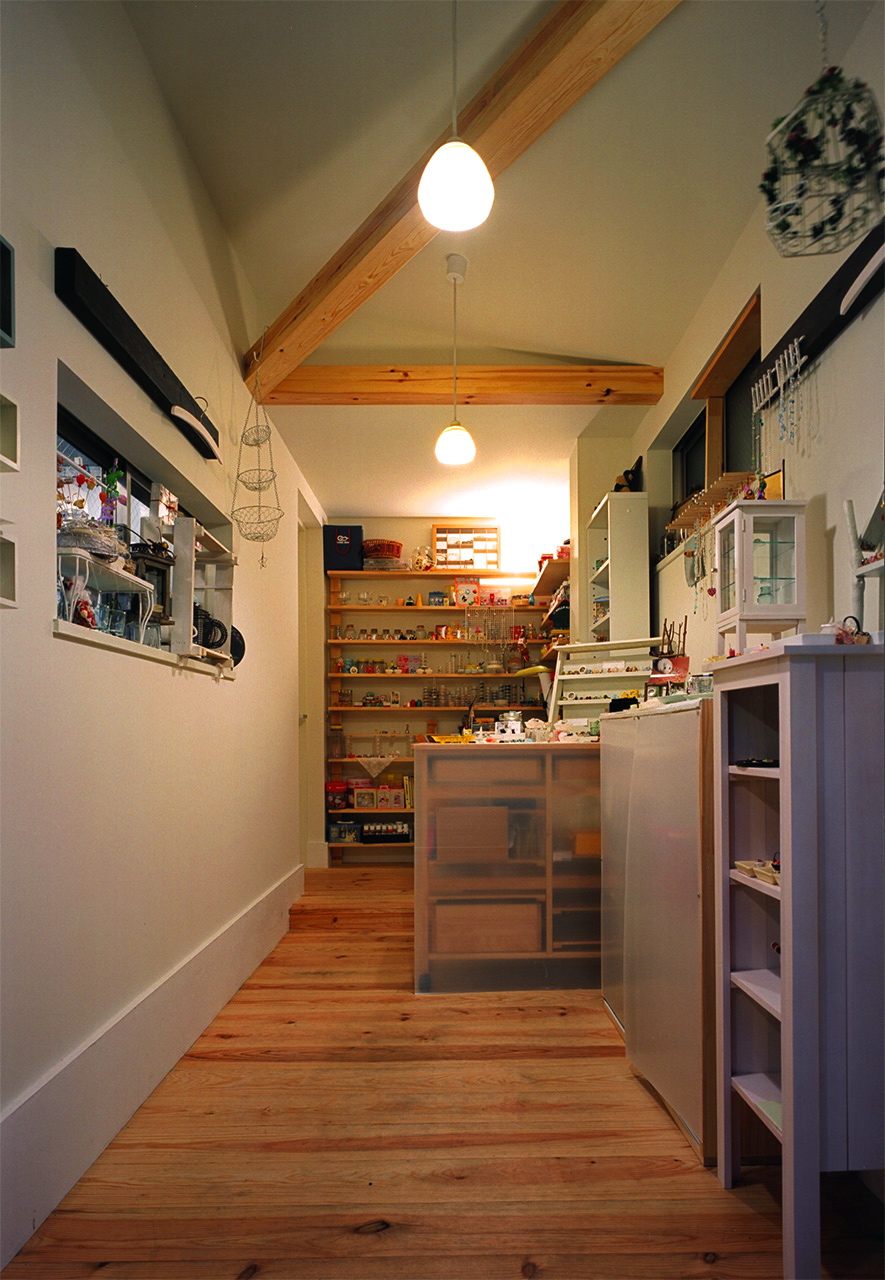 店舗の様子｜神戸市の注文住宅・鉄骨３階建て｜庄司洋建築設計事務所