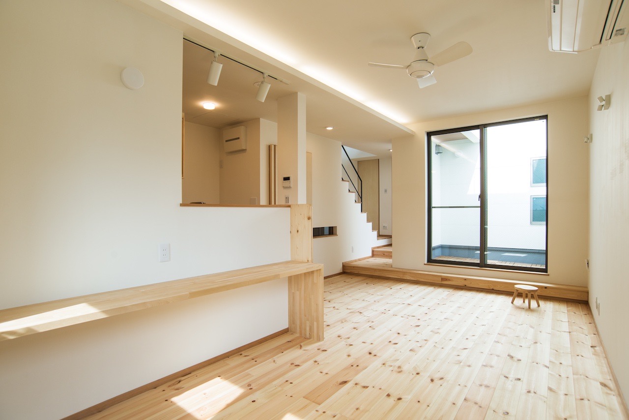 リビング｜兵庫県神戸市の住宅｜庄司洋建築設計事務所