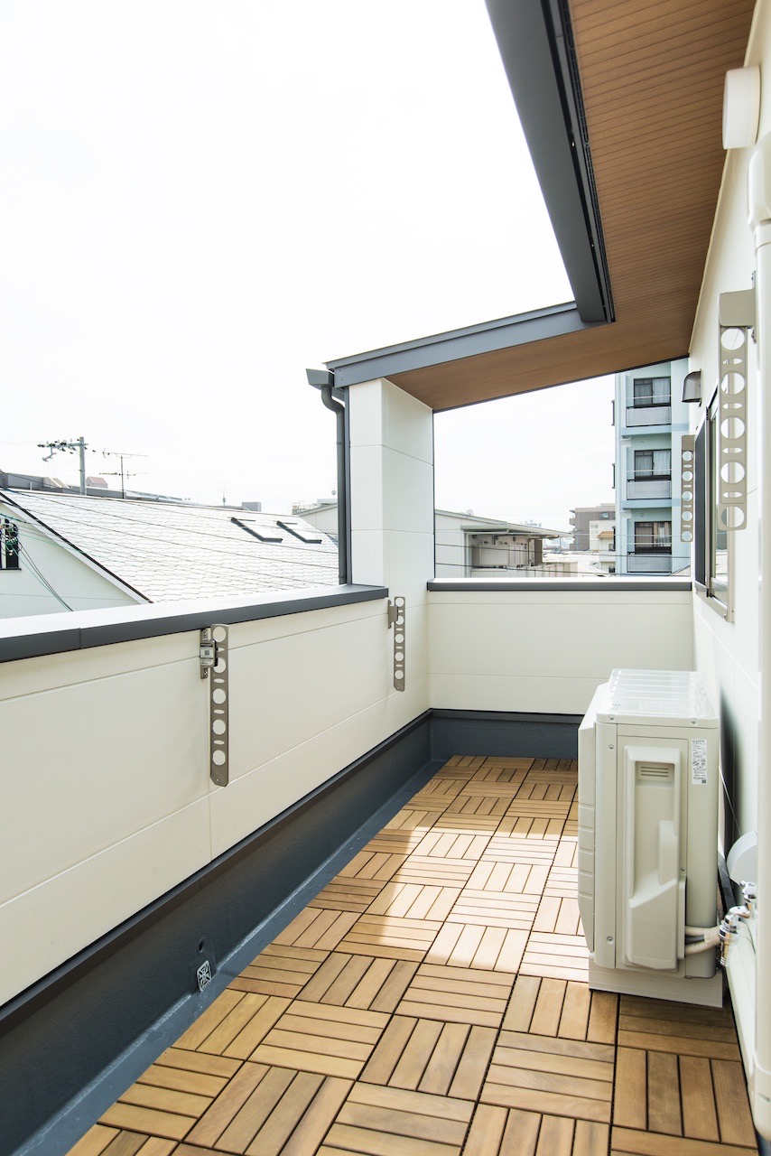 ３階バルコニー｜兵庫県神戸市の住宅｜庄司洋建築設計事務所