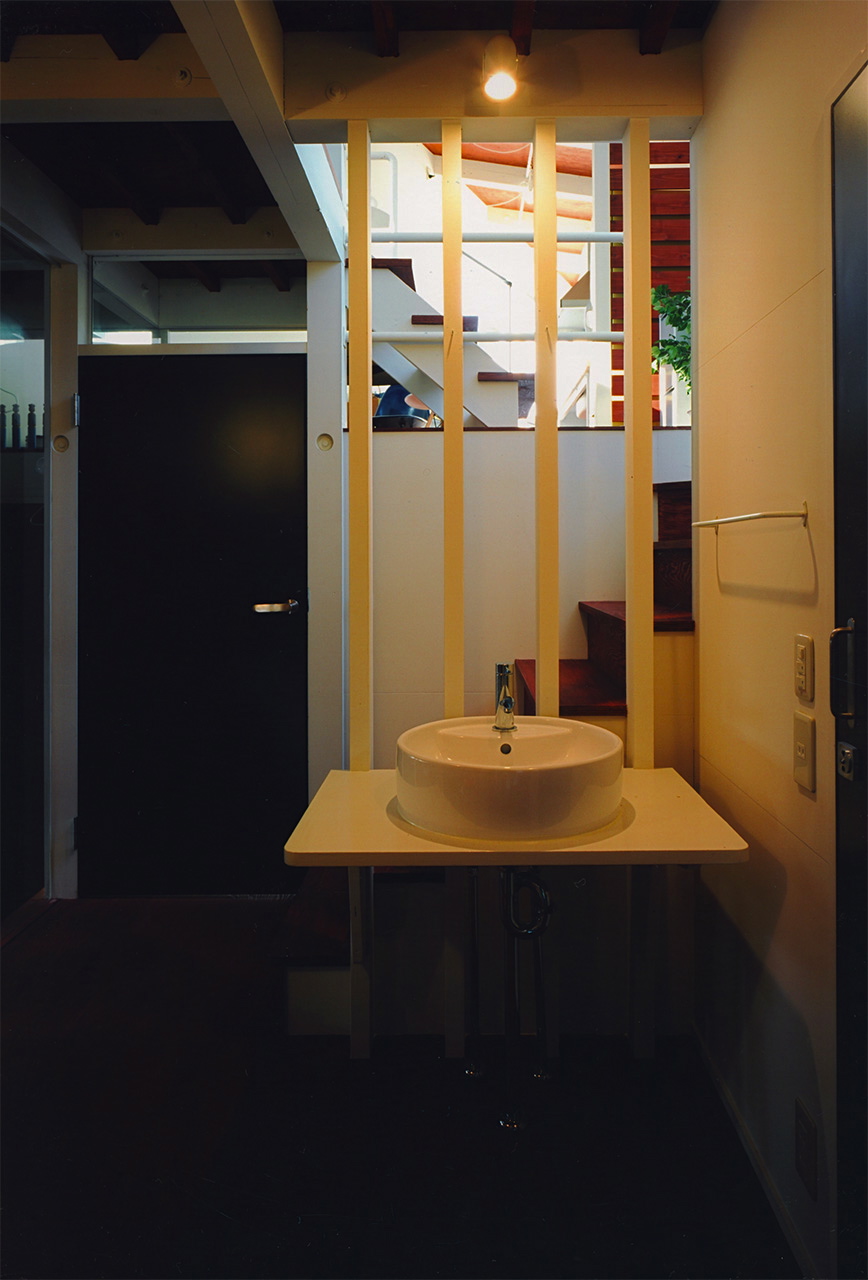 洗面スペース｜兵庫県洲本市の住宅｜庄司洋建築設計事務所