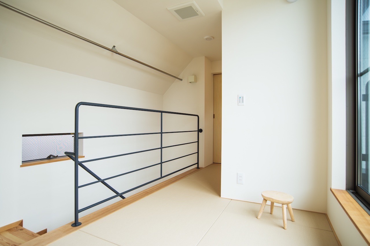 ３階廊下｜兵庫県神戸市の住宅｜庄司洋建築設計事務所