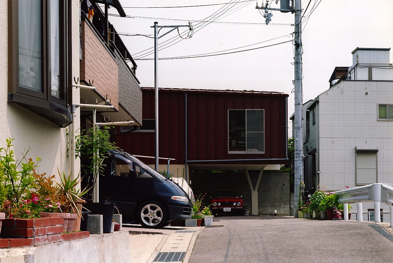 接道面からの外観｜兵庫県神戸市の木造住宅｜庄司洋建築設計事務所