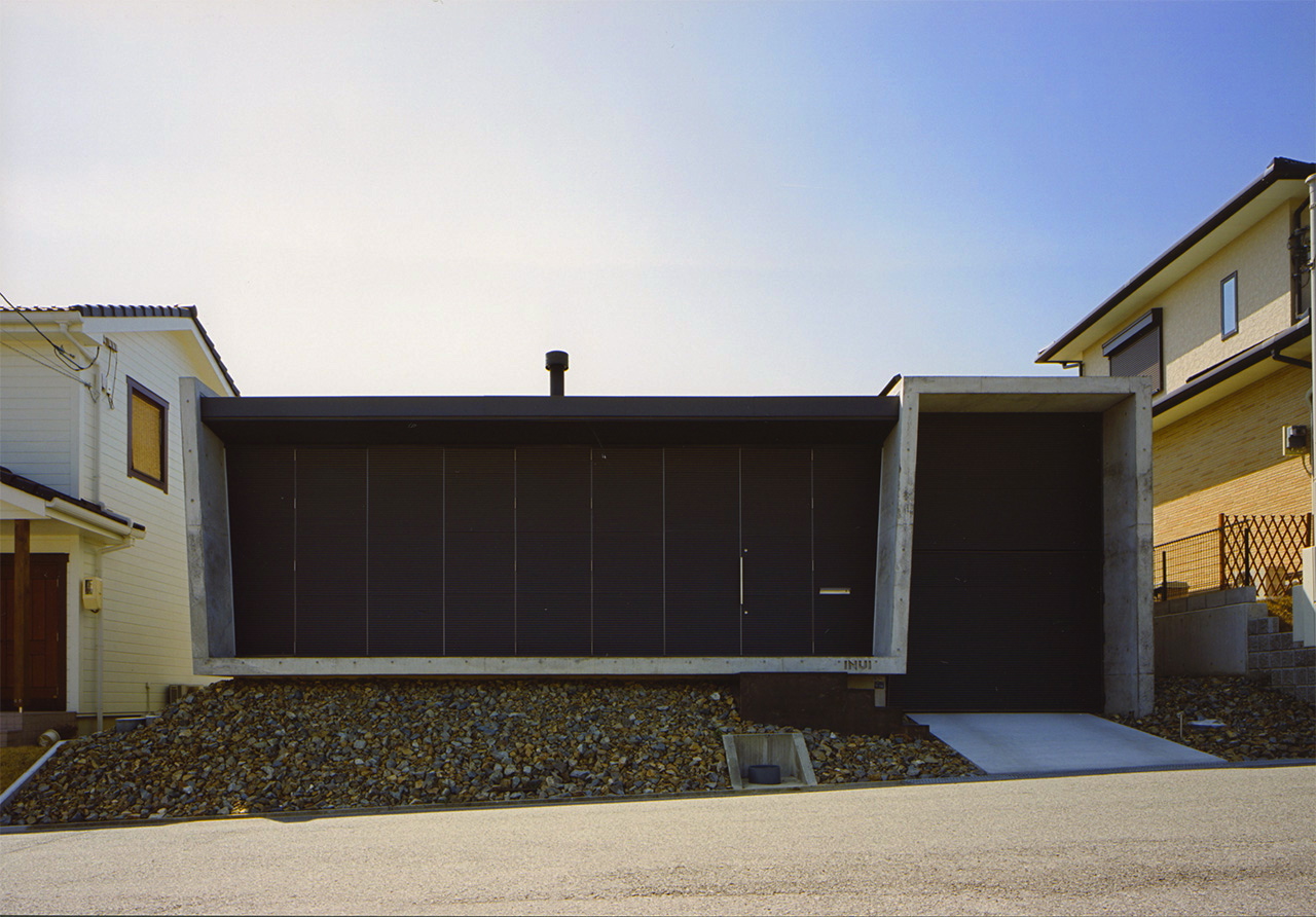 正面南外観｜兵庫県神戸市のコンクリート住宅｜庄司洋建築設計事務所