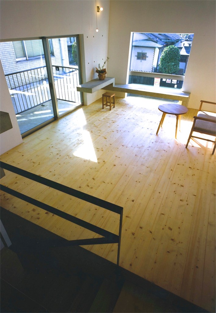 リビング｜京都のすまい・鉄筋コンクリート造・ＲＣ造住宅｜庄司洋建築設計事務所