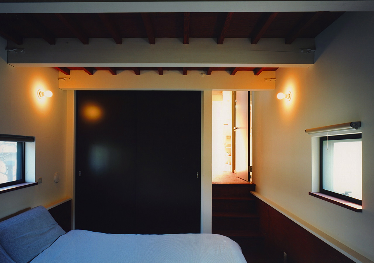 寝室南向き｜兵庫県洲本市の住宅｜庄司洋建築設計事務所