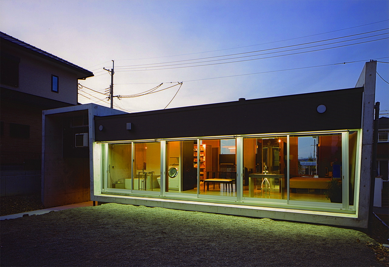 南庭側外観｜兵庫県神戸市のコンクリート住宅｜庄司洋建築設計事務所