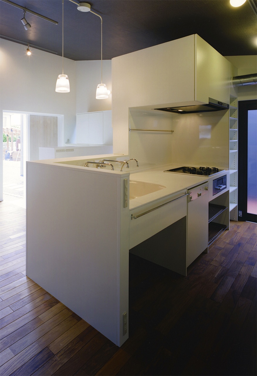 キッチン|京都・平屋の木造住宅|庄司洋建築設計事務所