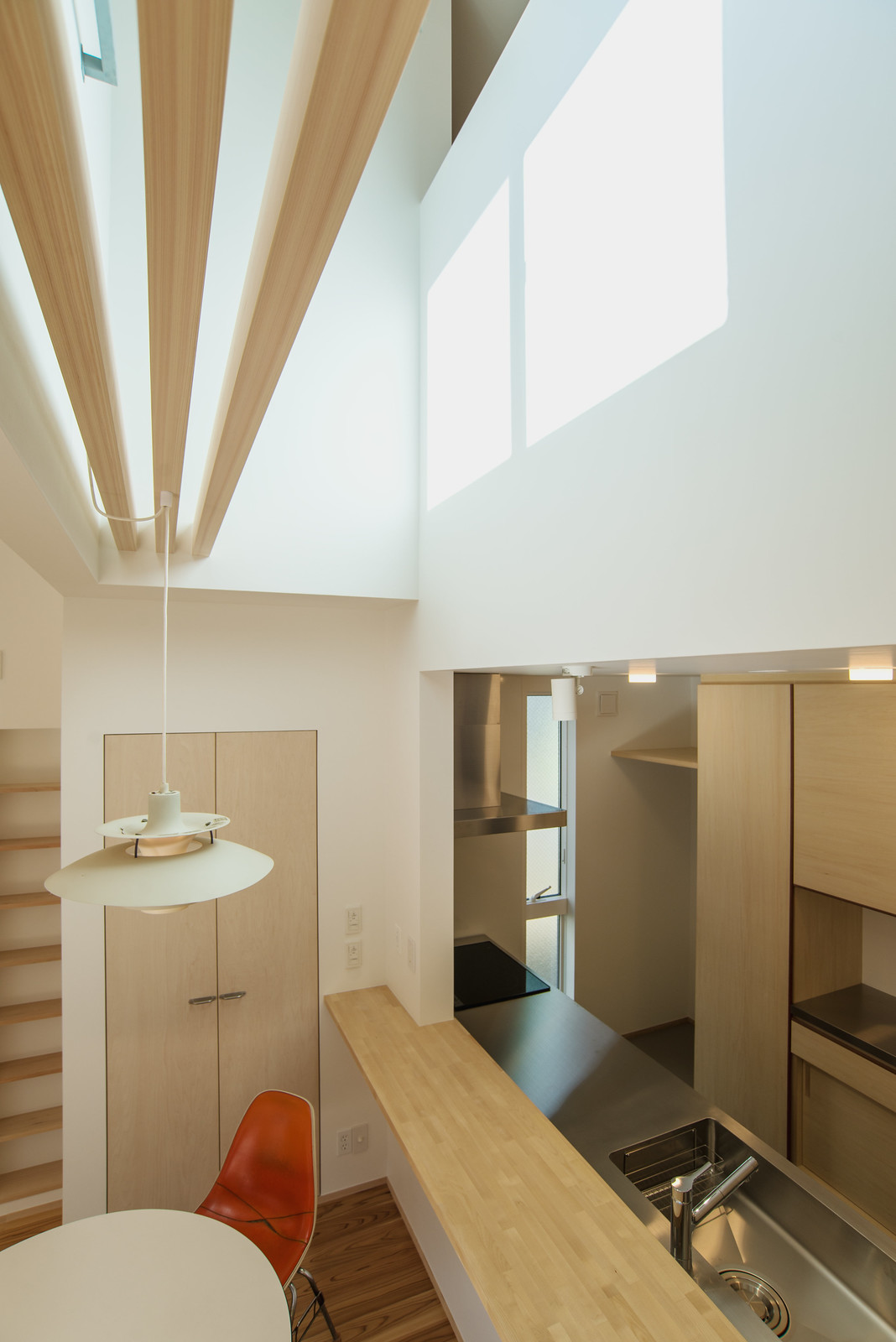 吹抜け｜大阪の住宅｜庄司洋建築設計事務所