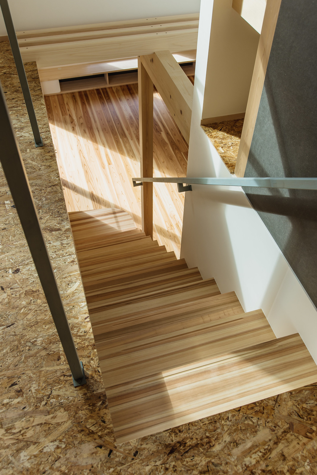 階段見下ろし｜大阪の住宅｜庄司洋建築設計事務所