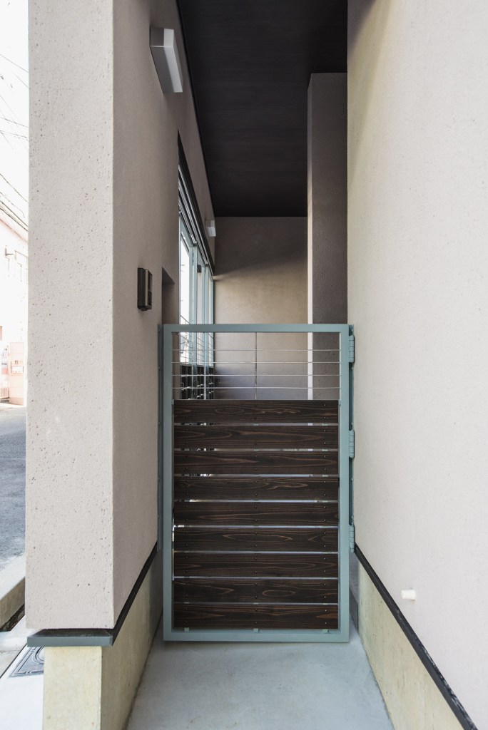 玄関門扉｜大阪の住宅｜庄司洋建築設計事務所