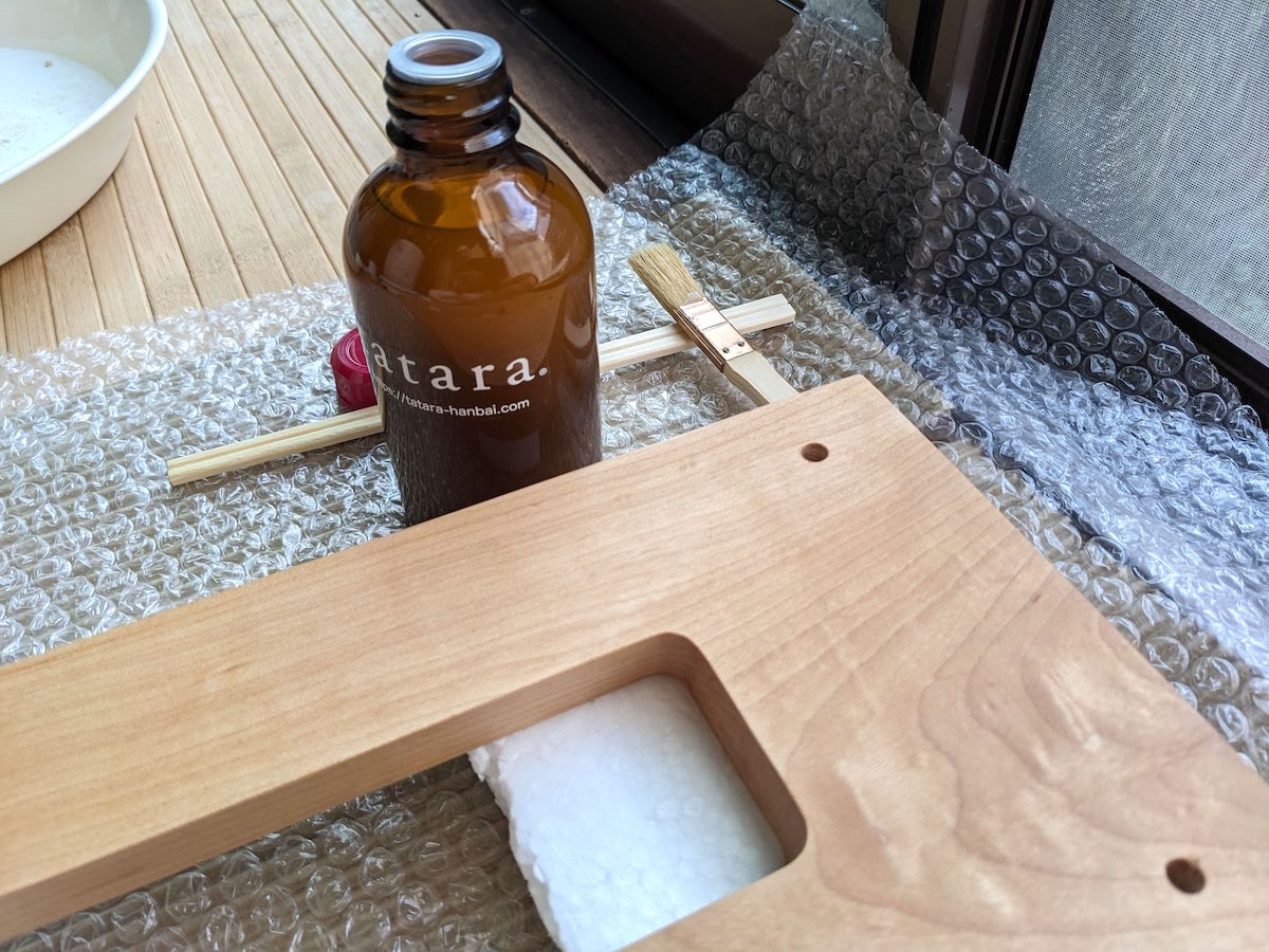 届いたポストカバーとセラミック塗装