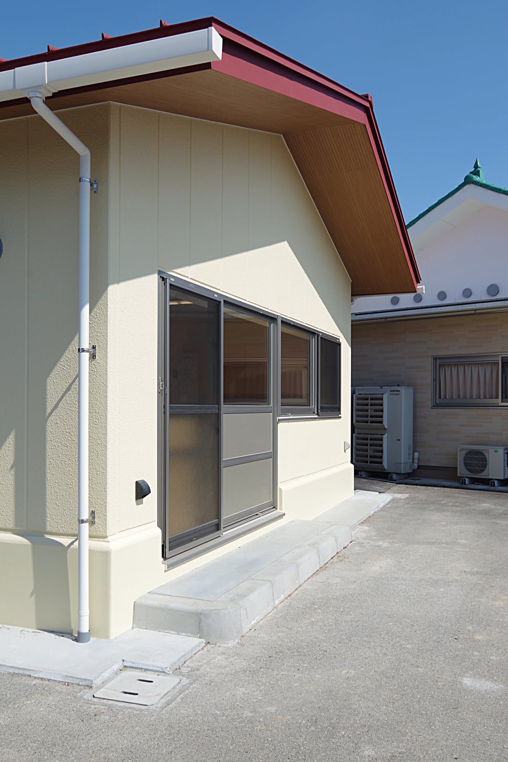 南面外観｜加東市こども園・子育て教室棟増築工事